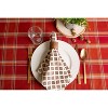 Design Imports Autumn Spice Plaid  Tablecloth 70 Round - 3 of 3