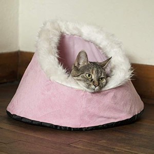 PETMAKER Pet Bed Cave Collection ¨C Cat Houses for Indoor Cats with Removable and Washable Cushioned Cat Bed for Kittens or Small Dogs by (Blue) - 1 of 1