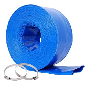 NAYSAYE Cleaning Tool Pool Backwash Hose 3 Inch 100FT Reinforced PVC Discharge Hose for Filter Pump, Blue, 14.8"*14.80"*5.70" - 1 of 4