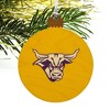 Mankato Secondary Logo Wood Christmas Tree Holiday Ornament - 4 of 4