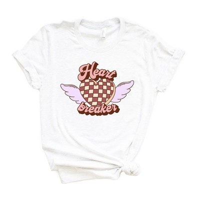 Simply Sage Market Women's Heart Breaker Wings Short Sleeve Graphic Tee