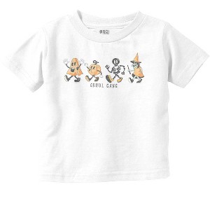 Vintage Halloween Ghoul Gang Cartoon Toddler Baby Graphic T Shirt Brisco Brands - 1 of 4