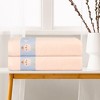 Unique Bargains Highly Absorbent Quicker Dry Breathable Bath Towels Set for Bathroom 2 Packs - 3 of 4