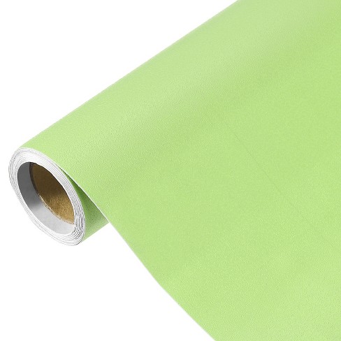 Unique Bargains Wallpaper, Peel and Stick Wallpaper Contact Paper Solid Color Vinyl Self-Adhesive Wall Paper Decorative Green 118" x 15.7" - image 1 of 4