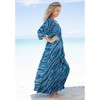 Swim 365 Women's Plus Size Faux-Wrap Swim Cover Up - 4 of 4