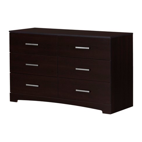 South Shore Gramercy 6 Drawer Double Dresser Chocolate Target