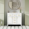 Tramull Bathroom Vanity with Ceramic Sink Combo, Modern Freestanding Single Cabinet - 3 of 4