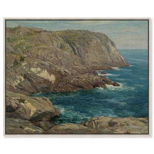 Art Remedy Monhegan Headlands by William S Robinson Classic Landscape and Portrait Wall Art Framed - 1 of 4