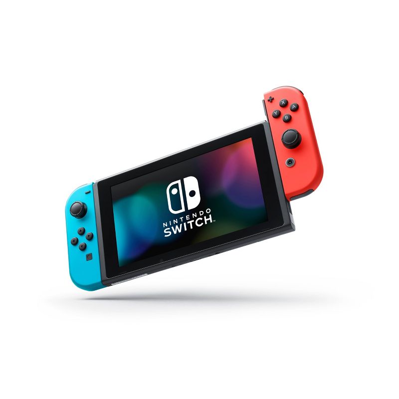 Nintendo Switch with Neon Blue and Neon Red Joy-Con, 4 of 17