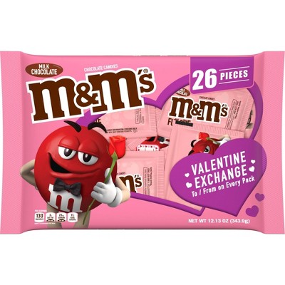 M&M's Valentine's Milk Chocolate Exchange Bag - 12.13oz/26ct