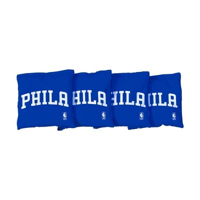 NBA Philadelphia 76ers Corn-Filled Cornhole Bags Royal Blue - 4pk