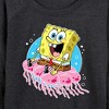 Women's - SpongeBob SquarePants - Spongebob And Jellyfish Lightweight French Terry Slouchy - 2 of 4