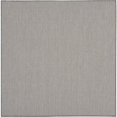 Nourison 8' X 8' Courtyard Modern Easy Care Flatweave Indoor Outdoor ...