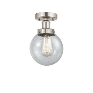 Beacon - 1 Light Semi-Flush Mount In Industrial Style-8.25 Inches Tall and 6.5 Inches Wide - 1 of 1