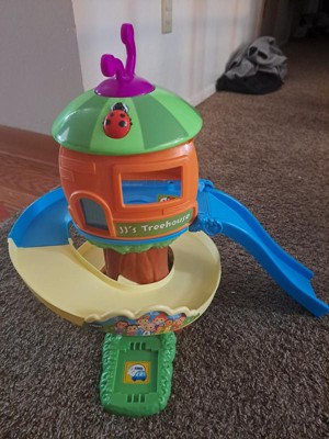 JJ's Treehouse Track Playset with Vehicles