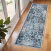 Ivory Blue And Gray Medallion Area Rug - 2 of 4