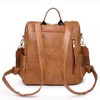 Wikineon Generous Large-Capacity Brown Backpack: Spacious with Multiple Compartments for Laptops, Clothing, and Travel Essentials - 3 of 4