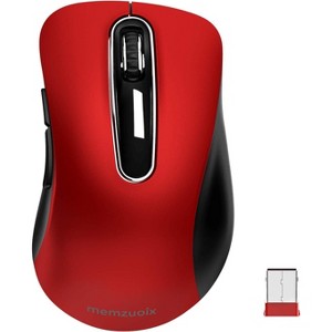 2.4G Wireless Mouse, 1200 DPI Mobile Optical Cordless Mouse with USB Receiver, Portable Computer Mice - 1 of 4