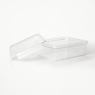 (3) 14 Cup Tritan Plastic Rectangle Food Storage Container Clear - Figmint™: Stackable, Freezer & Microwave Safe
