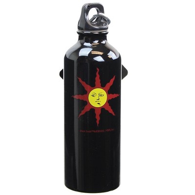 Nerd Block Dark Souls Warrior of Sunlight Logo Aluminum Water Bottle