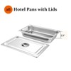 Stainless Steel Food Tray for 90L Insulated Box, US Standard, Durable, Heat Retentive, Easy to Clean, Rust Resistant - 2 of 3