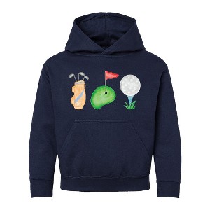 The Juniper Shop Golf Icons Watercolor Youth Graphic Hoodie - 1 of 3