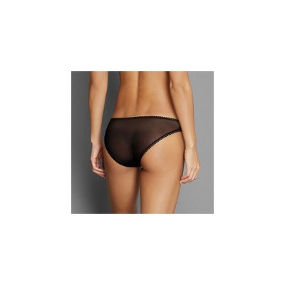OnGossamer Women's Solid Mesh Hip Bikini