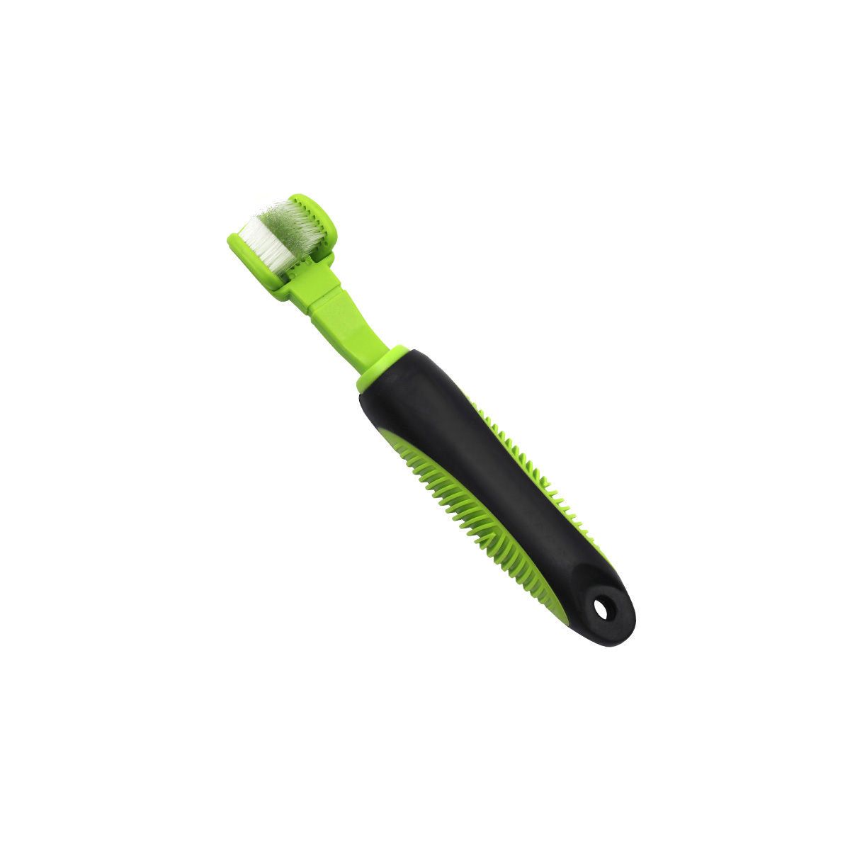 Pet Life (R) 'Denta-Clean' Dual-Sided Action Bristle Pet Toothbrush