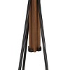 Yukimo 71"H Reclaimed Wood & Stainless Steel Freestanding Coat Rack - 8 Hooks, Natural Finish, Stable Cross Base for Bedroom/Living Room - 4 of 4