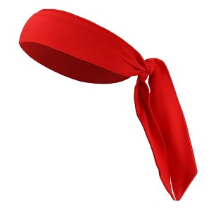 Unique Bargains Adjustable Soft Sweat Wicking Tennis Tie Headband Sweatband for Men Women 1 Pcs - 1 of 4