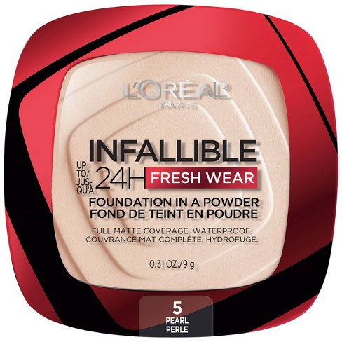 L'Oreal Paris Infallible Up to 24H Fresh Wear Foundation in a Powder - 0.31oz - image 1 of 4