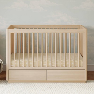Babyletto Bento 3-in-1 Convertible Storage Crib with Toddler Bed Conversion Kit and Drawers