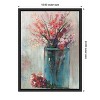 Amanti Art Blue Jar and Red Flowers by Tim O'Toole Canvas Wall Art Print Framed 18 x 24-in. - 4 of 4