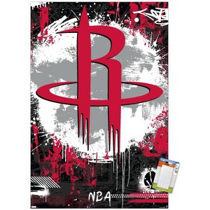 Trends International NBA Houston Rockets - Maximalist Logo 23 Unframed Wall Poster Prints - 1 of 4