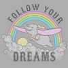 Boy's Dumbo Follow Your Dreams Rainbow T-Shirt - 2 of 4