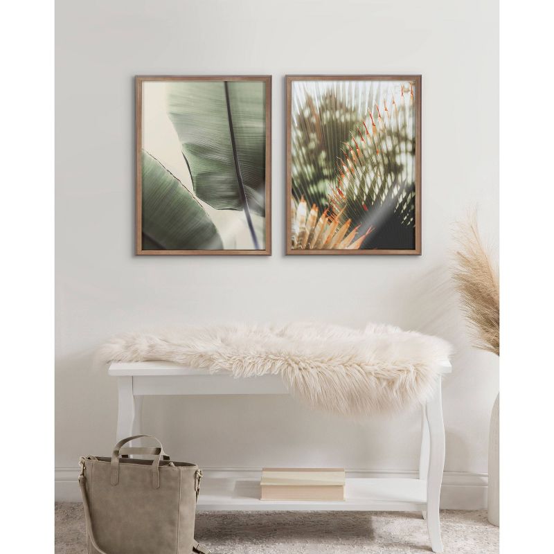 18&#34; x 24&#34; Blake Vintage Palms Framed Printed Glass by Alicia Abla Gold - Kate &#38; Laurel All Things Decor, 6 of 9