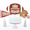 Big Dot of Happiness The Big Game - Red and Gold - Football Party Centerpiece Sticks - Table Toppers - Set of 15 - 3 of 4