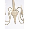 Elegant Lighting Flynx 4 lights pendant in weathered dove - image 4 of 4