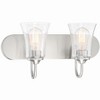 Craftmade Lighting Gwyneth 2 - Light Vanity in  Brushed Polished Nickel - 2 of 4