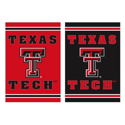 Embossed Suede, Texas Tech University Double Sided Indoor Outdoor Decor 18" x 12.5"
