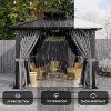 RUMSEM Aluminum Frame Canopy with Double Galvanized Steel Roof - 4 of 4