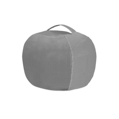 27 Medium Bean Bag Chair Solid Gray Posh Creations Comfort For Kids   GUEST 93304d7a C56a 4fc2 9fde B26caac6dc42