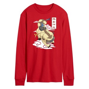 Men's - Avatar: The Last Airbender - Appa Flying Long Sleeve Graphic T-Shirt - 1 of 4