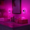 YANSUN 4-Pack 0.6W Plug-In Light Sensor Night Lights, Purple Light (with Purple Shade), No Dimming, US Plug - 3 of 4