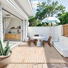 Lahome Outdoor Back to College Series Plastic Straw Rug-Waterproof Reversible Mat for Patio, Backyard, Camping, RV Awning - 2 of 4