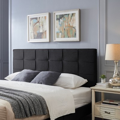 Modern and Contemporary Tufted Upholstered Fabric Headboard-Christopher Knight Home