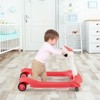 Infans 2-in-1 Baby Walker Foldable Activity Push Walker w/ Adjustable Height Pink - 4 of 4
