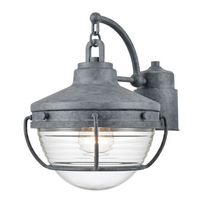 Elk Home Eastport 1 - Light Post Light in  Aged Zinc