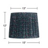 Springcrest Sally Blue Green Floral Pleated Lamp Shade 13x15x12 - 4 of 4