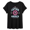 Women's - Marvel - Captain America The First Avenger Oversized Graphic T-Shirt - 2 of 4